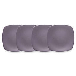 Noritake® Colorwave Mini Quad Plates in Plum (Set of 4)