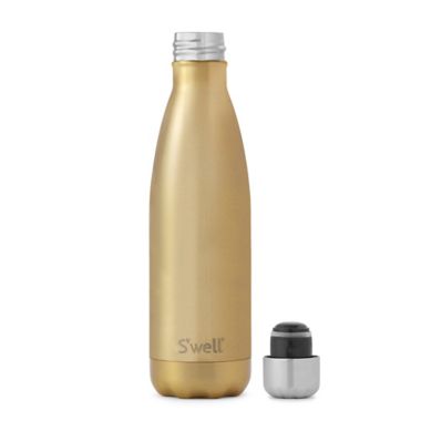 S'well 17 oz. Stainless Steel Water Bottle in Sparkling Champagne. View a larger version of this product image.