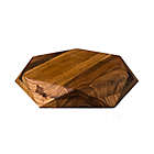 Alternate image 0 for Edge Of Belgravia&reg; Teak Star Hexagonal Small Wood Cutting Board