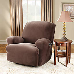 Sure Fit® Stretch Pinstripe Recliner Slipcover