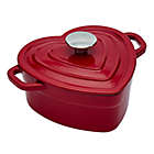 Alternate image 0 for Artisanal Kitchen Supply&reg; 2 qt. Enameled Cast Iron Heart Dutch Oven in Red