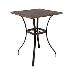 Bar Height Patio Furniture Bed Bath, Bar Height Outdoor Table With Umbrella Hole
