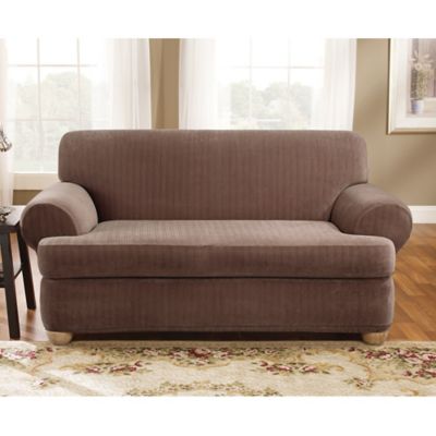 Loveseat Slipcovers Bed Bath And, T Cushion Sofa Covers Canada