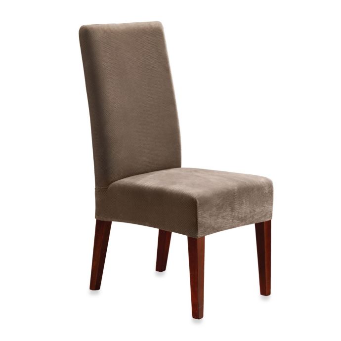 Sure Fit Stretch Pique Short Dining Room Chair Slipcover Bed Bath And Beyond Canada