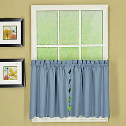Today's Curtain Orleans Scalloped Rod Pocket Window Curtain Tiers