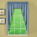 Alternate image 1 for Today&#39;s Curtain Orleans Scalloped 2-Pack Window Curtain Swags in Blue
