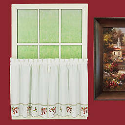 Today's Curtain Holiday Joy 2-Pack Window Curtain Tiers