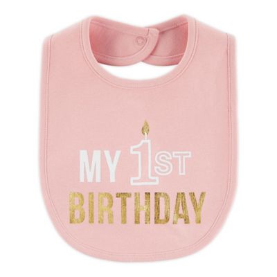 my first birthday bib