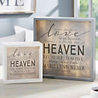 Alternate image 2 for Heaven In Our Home Personalized LED Ivory Light Shadow Box Collection