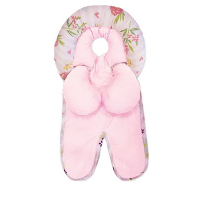 Boppy&reg; Reversible Head and Neck Support in Pink Stripe Flowers