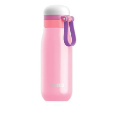 Zoku&reg; 18 oz. Stainless Steel Water Bottle in Pink. View a larger version of this product image.