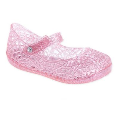 Stepping Stones Glitter Jelly Shoe in Pink