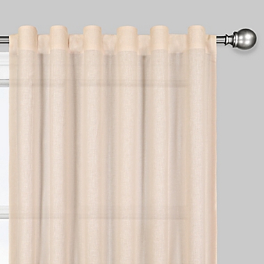 Wamsutta&reg; Vintage Bourneville 108-Inch Rod Pocket/Back Tab Curtain Panel in Cream/Pink. View a larger version of this product image.