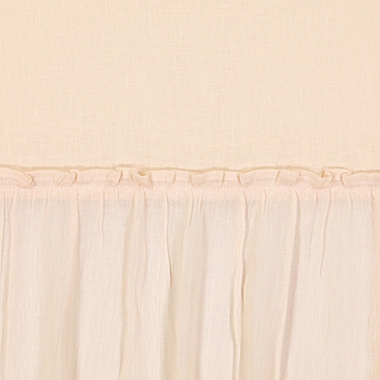 Wamsutta&reg; Vintage Bourneville 84-Inch Rod Pocket/Back Tab Curtain Panel in Cream/Pink. View a larger version of this product image.