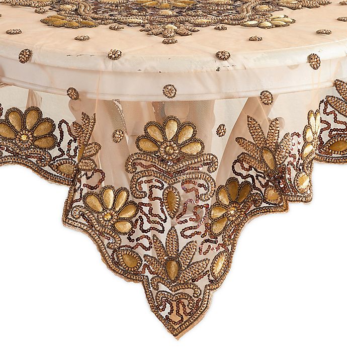 Alternate image 1 for Saro Lifestyle Irena Table Linen Collection
