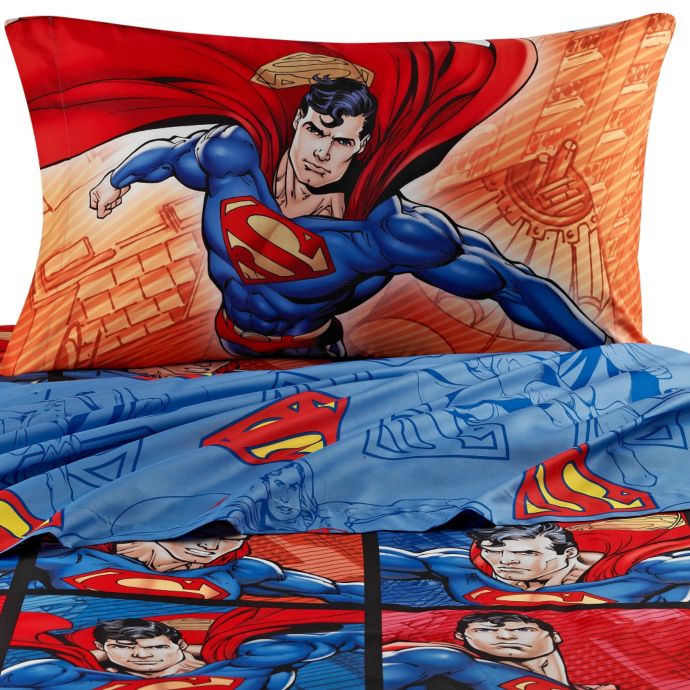 Superman Sheet Set | Bed Bath & Beyond