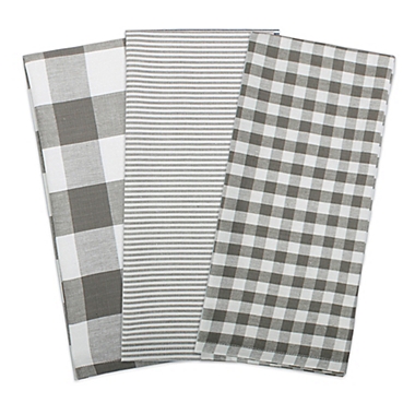 Gingham Check Kitchen Towels (Set of 3). View a larger version of this product image.