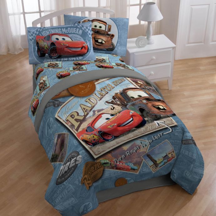 Disney® Cars Printed Twin/Full Comforter | Bed Bath & Beyond