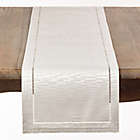 Alternate image 0 for Saro Lifestyle Hemstitch 108-Inch Table Runner in Ivory