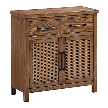 Bee &amp; Willow&trade; Cane 2-Drawer Cabinet in Walnut. View a larger version of this product image.