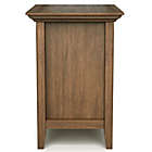 Alternate image 2 for Simpli Home Amherst Solid Wood Bedside Table in Rustic Natural Aged Brown