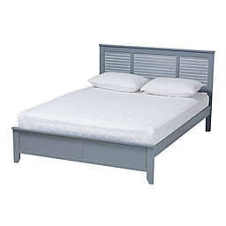 Baxton Studio® Loraina Platform Bed in Grey