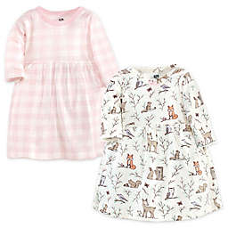 Hudson Baby® Size 3T 2-Pack Enchanted Forest Dresses in Pink