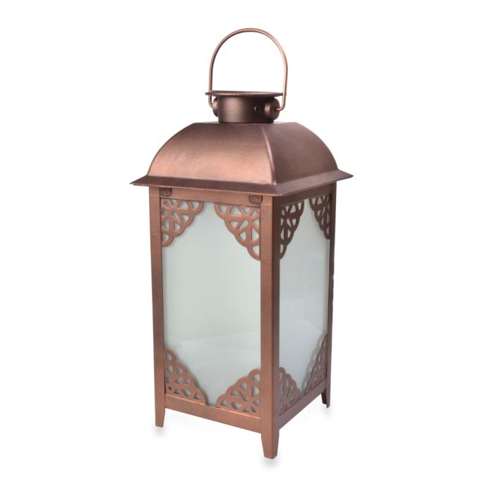 Coleman Solar Metal Lantern | Bed Bath & Beyond