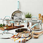 Alternate image 1 for Rachael Ray&trade; Create Delicious Stainless Steel 10-Piece Cookware Set