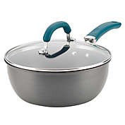Rachael Ray&trade; Create Delicious Nonstick 3 qt. Covered Everything Pan in Teal