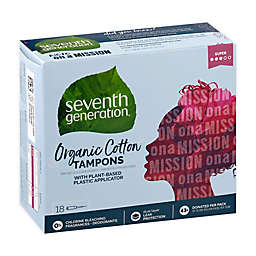 Seventh Generation® 18-Count Organic Cotton Super Tampons