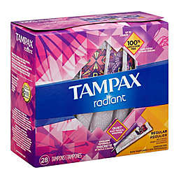 Tampax® Radiant 28-Count Regular Absorbency Unscented Tampons