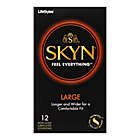 Alternate image 1 for Lifestyles&reg; Skyn&reg; 12-Count Large Lubricated Non-Latex Condoms