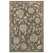Home Dynamix Westwood Floral 2&#39;4 x 3&#39;7 Accent Rug in Taupe