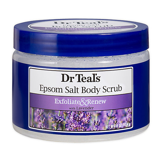 Alternate image 1 for Dr Teal's® 16 oz. Epsom Salt Body Scrub with Lavendar