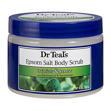 Dr. Teal&#39;s&reg; 16 oz. Epsom Salt Body Scrub in Eucalyptus and Spearmint. View a larger version of this product image.