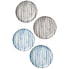 Alternate image 2 for Noritake&reg; Colorwave Weave Accent Plates in Blue (Set of 4)