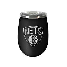 NBA Brooklyn Nets STEALTH 12 oz. Insulated Wine Tumbler
