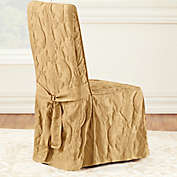 Sure Fit&reg; Matelasse Damask 1-Piece Long Arm Dining Chair Cover