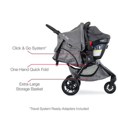 britax b free endeavor travel system
