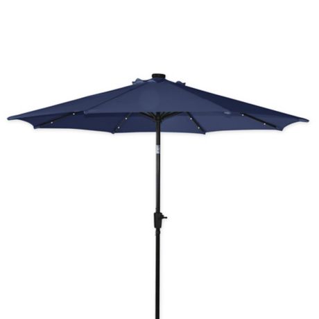 Destination Summer 9 Foot Aluminum Solar Umbrella Bed Bath Beyond