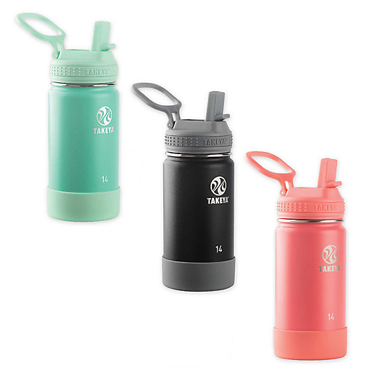 Alternate image 1 for Takeya® Actives Kids' 14 oz. Insulated Water Bottle