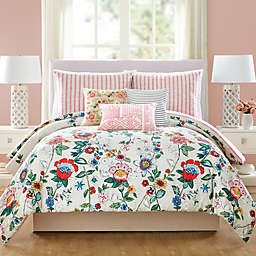 Vera Bradley® Coral Floral 3-Piece Full/Queen Comforter Set in Pink