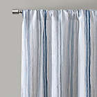 Alternate image 1 for Lara 32-Inch Rod Pocket Window Curtain Panel Pair in Blue
