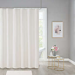 Wave Chenille Shower Curtain Collection