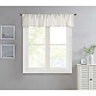 Alternate image 0 for Wave Chenille Window Valance in White