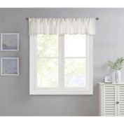 Wave Chenille Window Valance in White