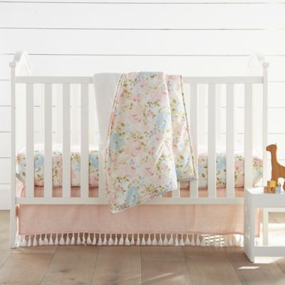 Pink/Grey 580 g Snüz 3-Piece Bedside Crib Bedding Set Rose Spot BD028AC