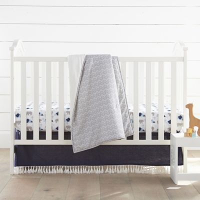 crib skirt with tassels