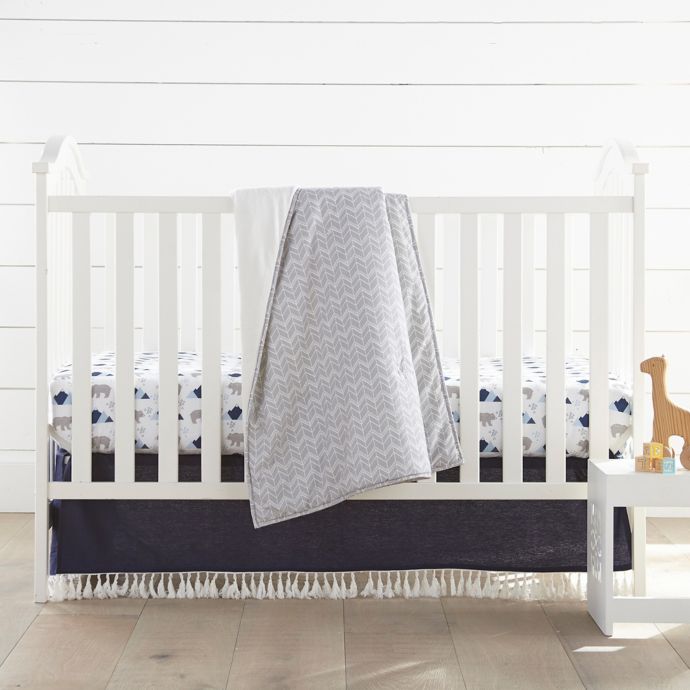 Levtex Baby Nest Nod Tristen 3 Piece Chevron Crib Bedding Set In